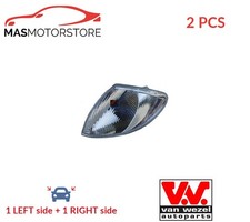 INDICATOR LIGHT BLINKER LAMP PAIR FRONT VAN WEZEL 4323906 2PCS P NEW