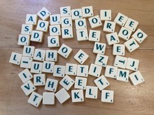 Spare Scrabble Tiles - Green