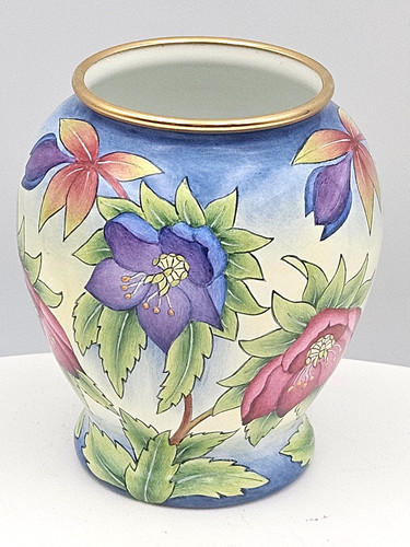 Moorcroft enamels vase - moorcroft,