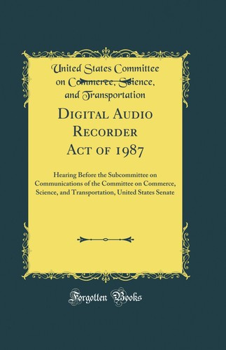 Digital audio recorder act - audio,