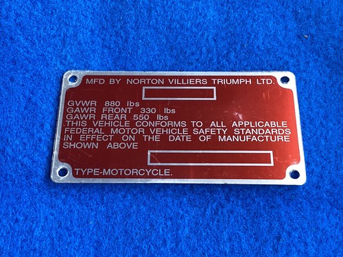 Norton commando 850 red - commando,
