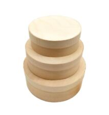 3 in 1 Set of wooden box with