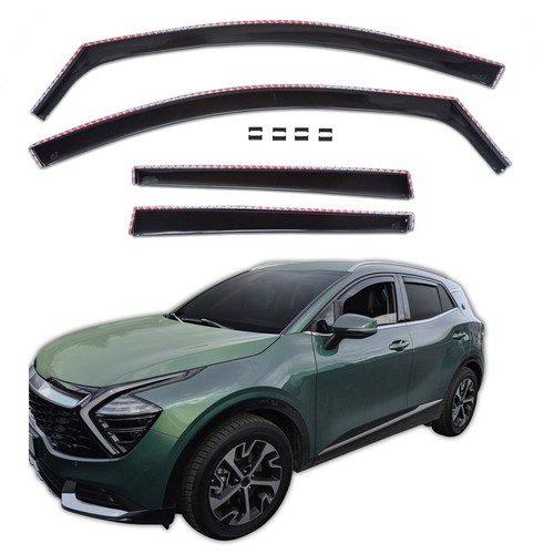 Wind deflectors fits kia - wind,