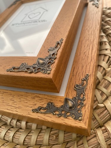Wooden photo frame with - wooden,
