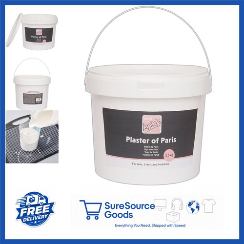 Plaster paris 5kg white - paris, 2.5kg