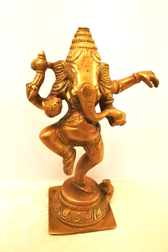 Vintage indian brass - vintage, dancing