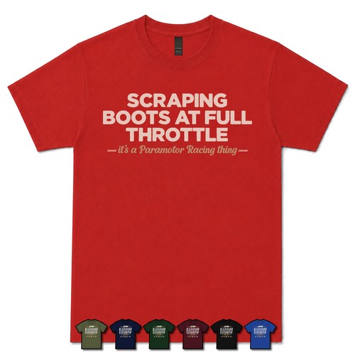 Scraping boots full - at,