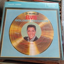 Elvis Presley Golden Records Volume 3 Canada XLSP-2765 Transparent Gold Disc