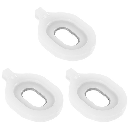 3pcs white reusable plastic - 3pcs,