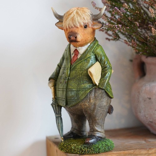 Highland cow resin - highland,