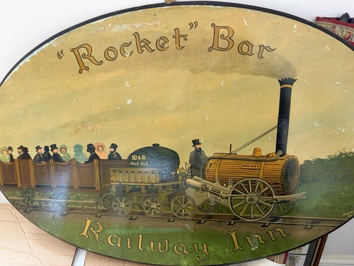 Vintage hand painted pub - pub, sign