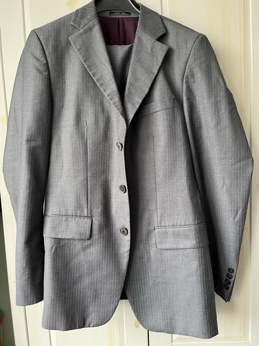 Men grey pin striped - men's, zara
