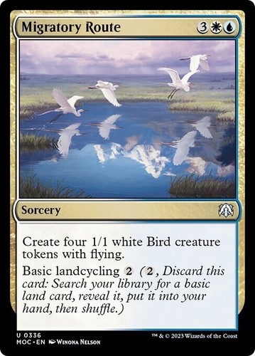 Migratory route mtg - migratory,