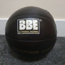 Medicine Ball (Leather) - Pro Classic - 490 / 6kg - BBE Britannia Boxing