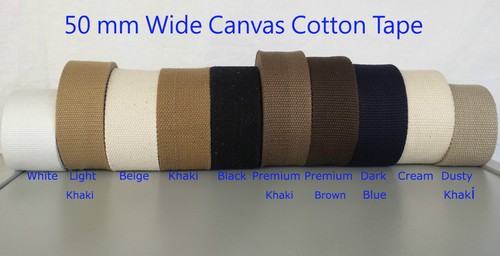 Wide canvas cotton - wide, heavy