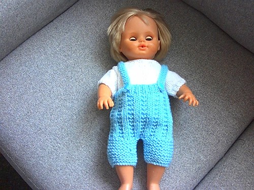 Dolls hand knitted shorts - dolls,
