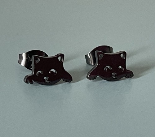 Cute black cat kitten dainty - cute, /