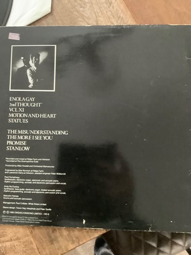 Omd orchestral manoeuvres - orchestral, in