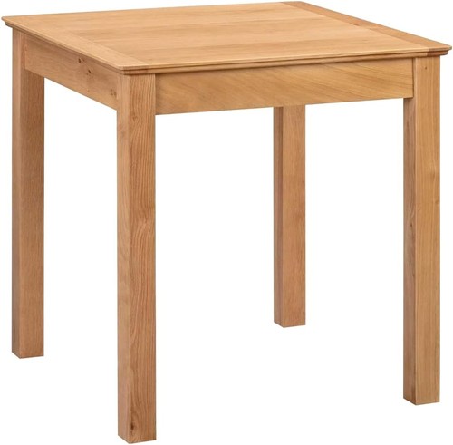 Solid oak square dining table - solid,