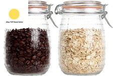2 Pack 32 Oz Glass Mason Jars