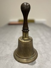 A very large Antique Victorian bronze school or church bell. 