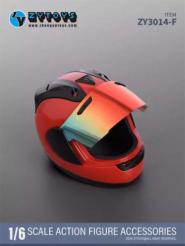Scale red motorcycle - red,