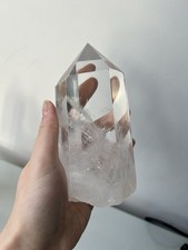 Clear Quartz Large Tower Healing Crystal 825g Polished Tower Gemstone Healing