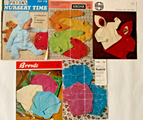 Job lot vintage - 4, knitting