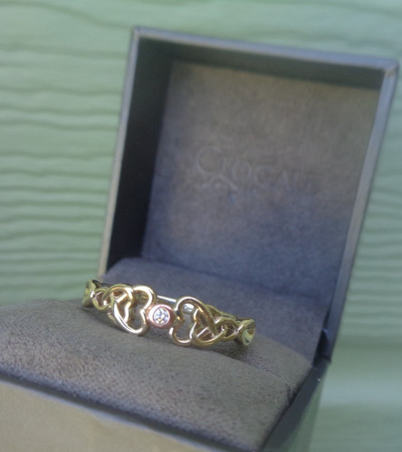 Clogau gold diamond ring - ring, welsh