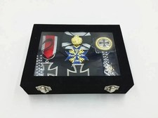 Whole Set WWII German Iron Cross Medal Badges with collection Box High Quality