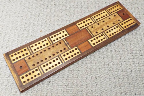 Antique cribbage board c1920 - cribbage,