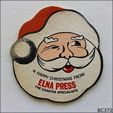 A Happy Christmas From Elna Press Coaster Specialists 1970 Coaster (B372)