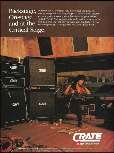 Steve lynch 1989 - 1989, crate
