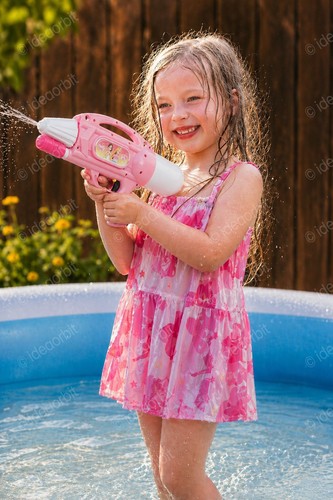 Kids water gun toy large - water, –