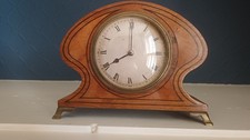 Antique Mantlepiece Clock Not Working Restoration Project Spares Or Repairs