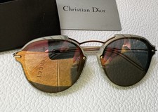 DIOR DIORECLAT OGC1Sunglasses, Green Marble, Gold / Silver Mirror Lens