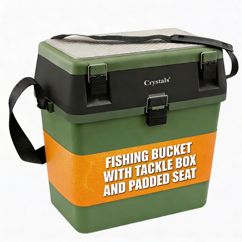 Tackle box seat bucket - bucket, for
