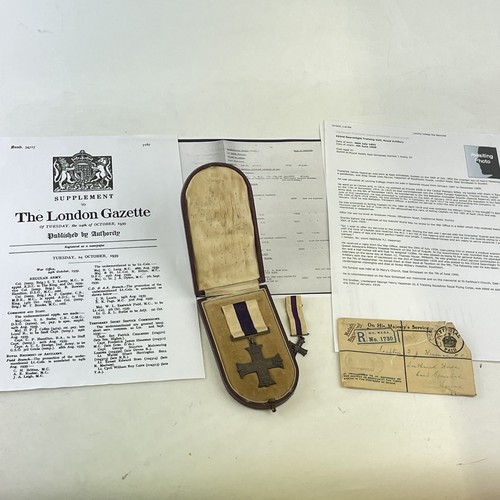 Cased ww1 military cross - ww1,