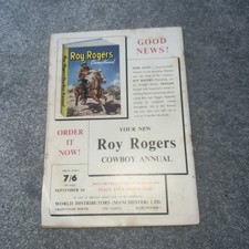 Roy Rogers and Trigger - #81 and. 82.  (1953) - World Distributors Comic 