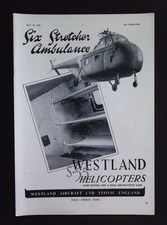 Original 1953 Advert Westland S.55 Helicopters Ambulance Aircraft