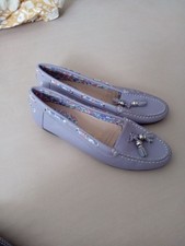 Damart Size 41eu Or 7uk  Lilac Boat Shoes Moccasins Bnw No Box