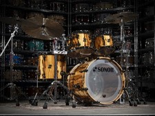 Sonor SQ2 20" Thin Beech Drum Kit, African Marble High Gloss