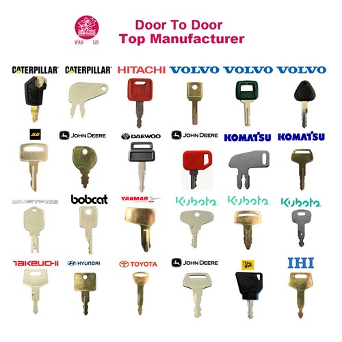Construction ignition key - key,