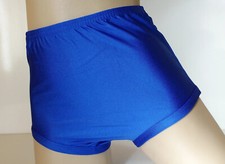 Royal Blue Silky Netball Cheer Panties  School Sports Knickers Gym Briefs M
