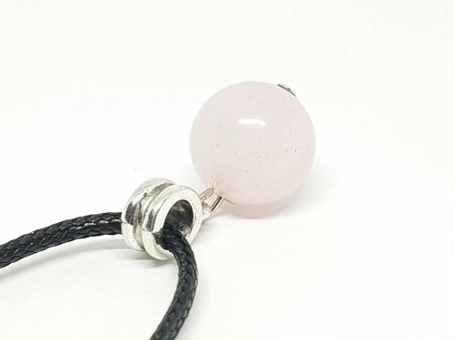 Globe round quartz pendant - quartz,