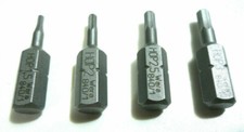 Wera Hex-Plus Hex/Allen Bits hardened anti-rounding - 1.5mm 2mm 2.5mm 3mm