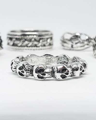 Skull design ring goth - design, emo