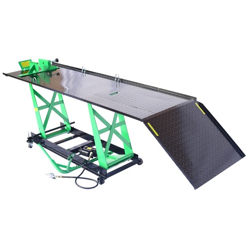 Air hydraulic motorcycle lift - air,
