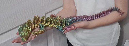 Crystal dragon articulated - dragon,