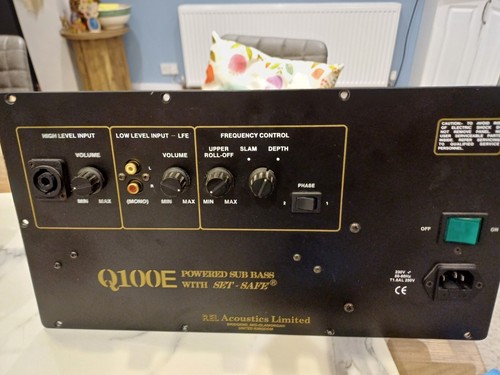 Rel acoustics q100e - rel, powered
